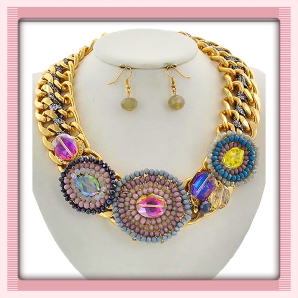 🪴Necklace Earrings Set